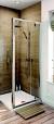douchewand glas met deur