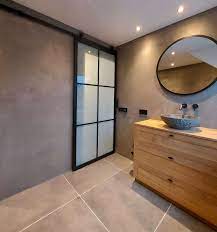 glazen deur badkamer