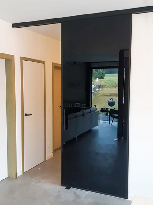 dubbele schuifdeur glas