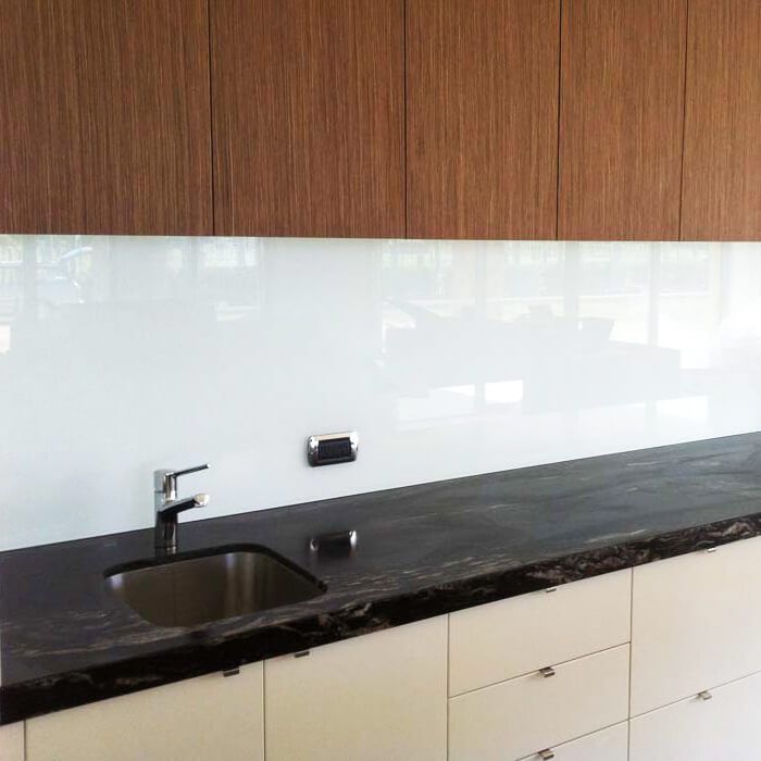 keukenwand glas