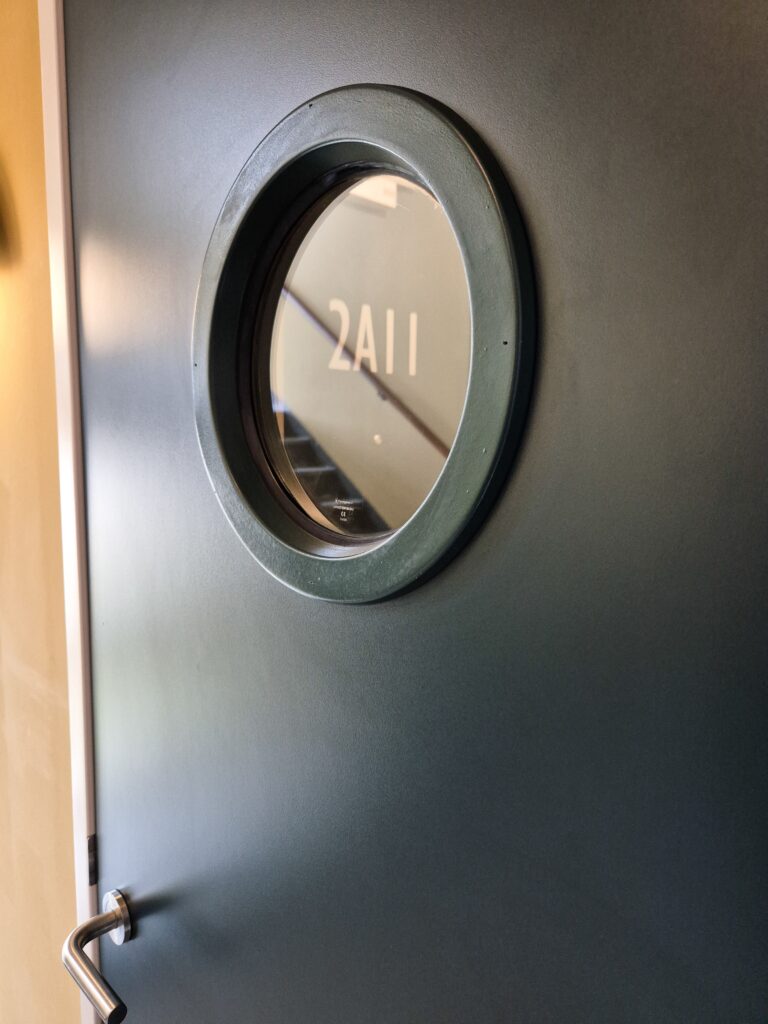 brandwerende deur met glas