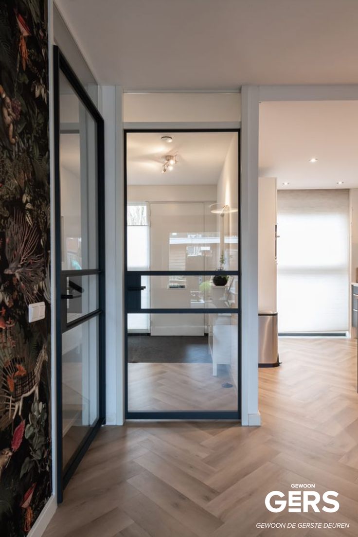 alu deuren met glas