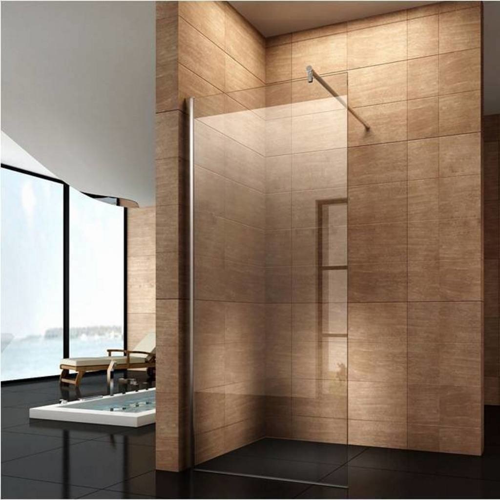 douche glas wand