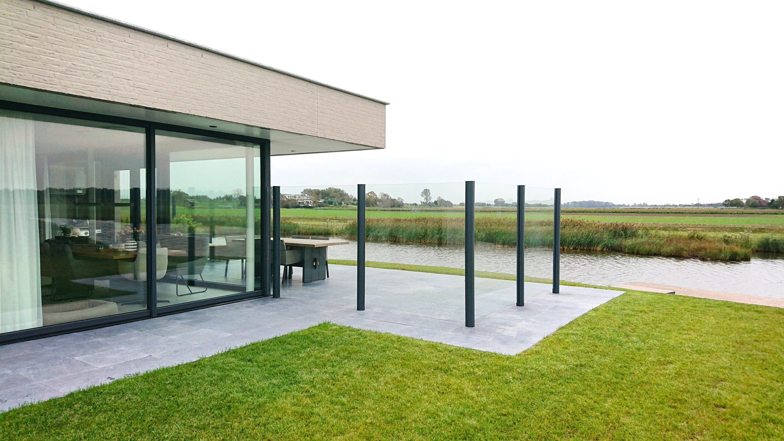 terrasscherm glas